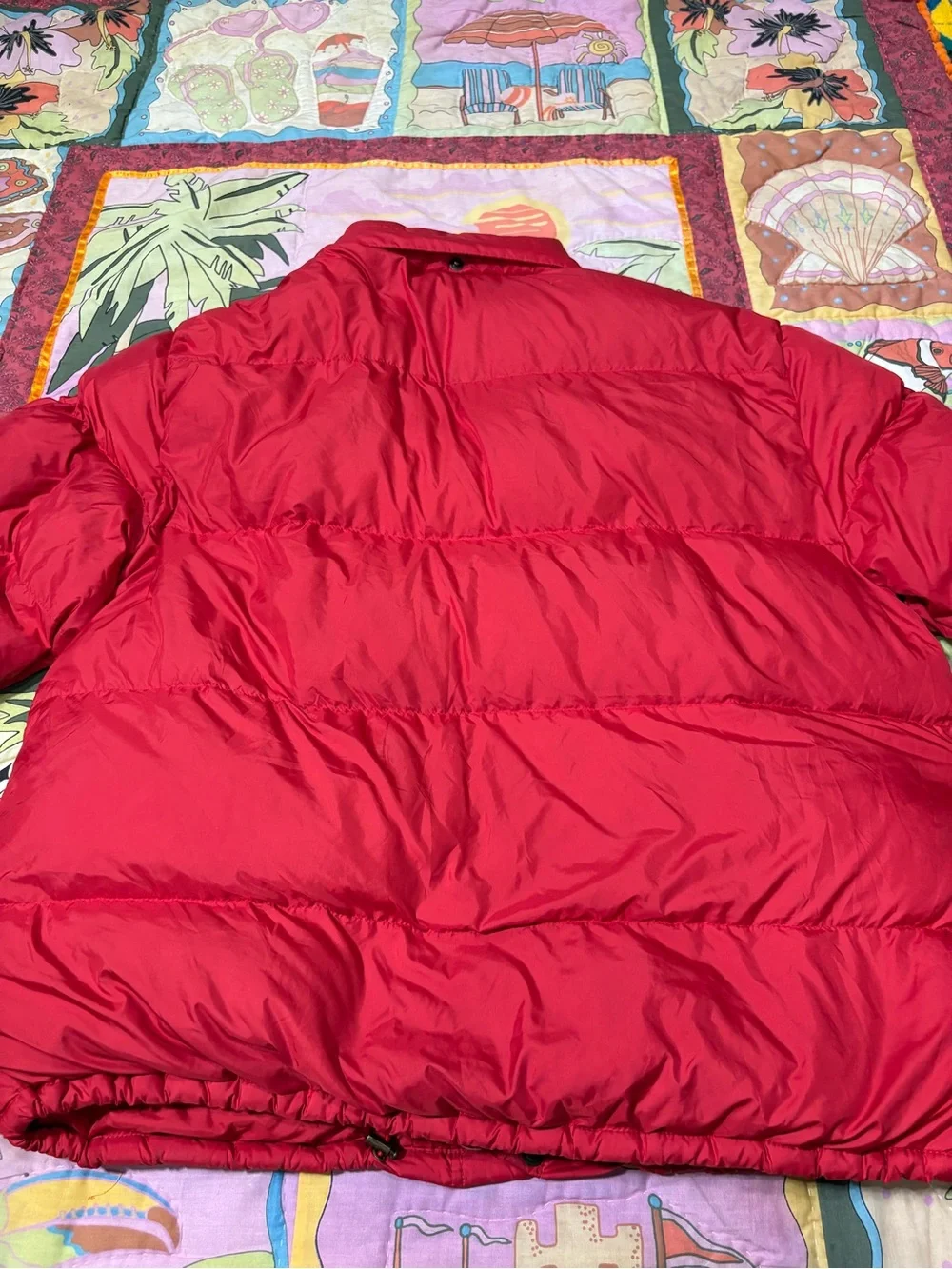Red polo by ralph lauren puffer jacket xL.